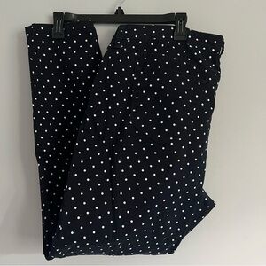 JCPenney Navy Blue Polka Dot Skinny Super Soft Premium Denim Jeans